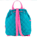Sac à dos Papillon turquoise de dos