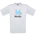 T-shirt enfant perso Alphabet Initial