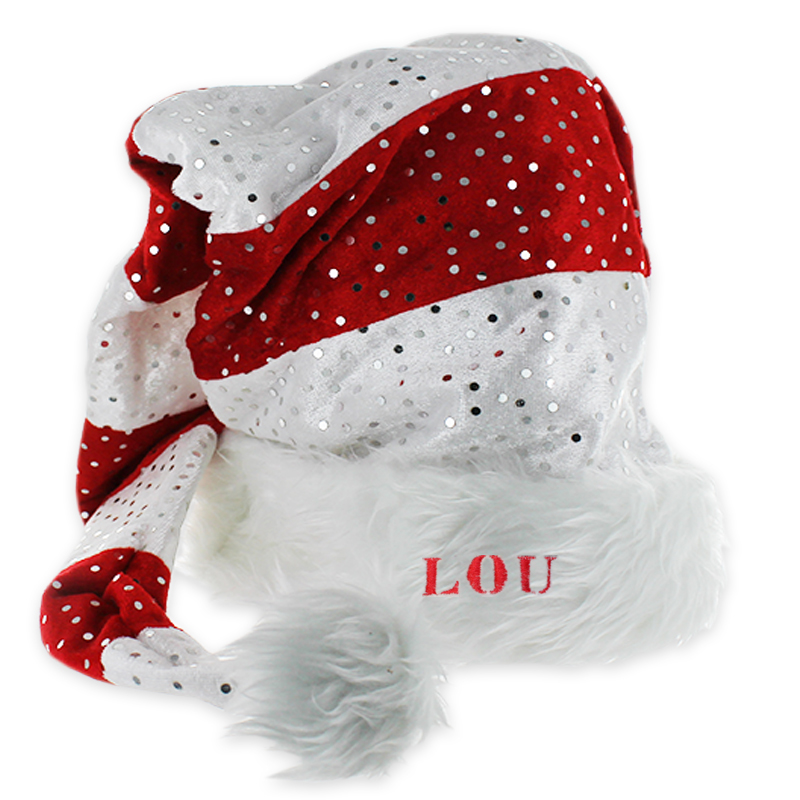 Joli-Cadeau - idée cadeau naissance : Bonnet de Noël à paillettes